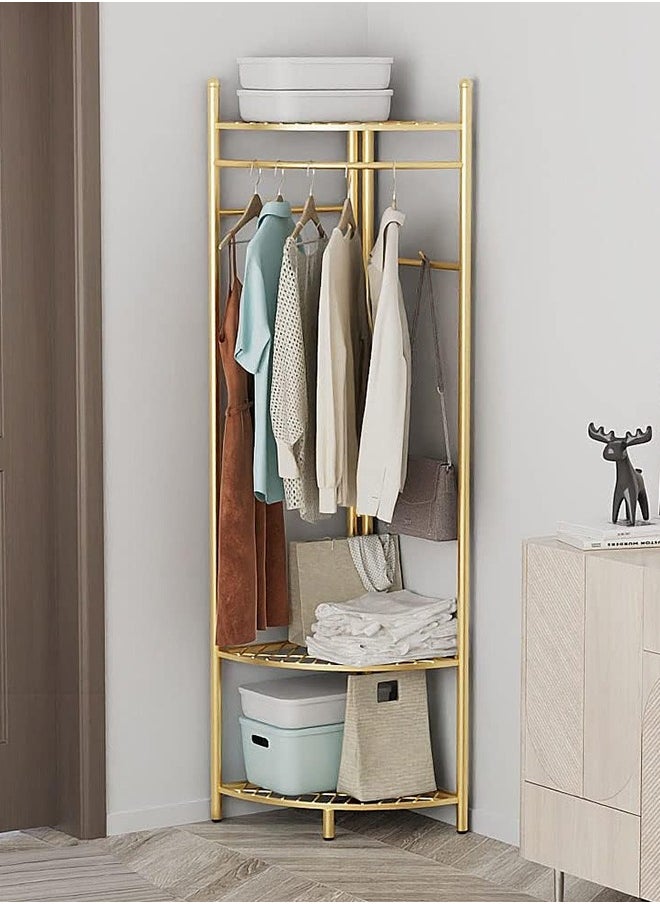 JCB CHIC - Freestanding Coat Rack Metal Tree Stand Rack Hanger for Home Entryway Living room and Bedroom Corner Hanging Clothes Scarves Backpacks Umbrellas Bags Hats - Image 1