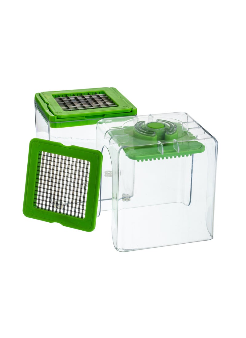 chop magic Vegetable Cutter In The Shape Of Chopsticks Made Of Plastic And Stainless Steel  - Image 2