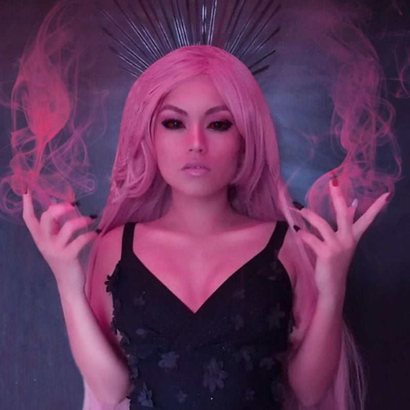 Mysense Hot Pink Face Body Paint,Water Based Washable Cream Body Painting for Adults and Children Halloween Costume Cosplay SFX Makeup,0.6oz - Image 5