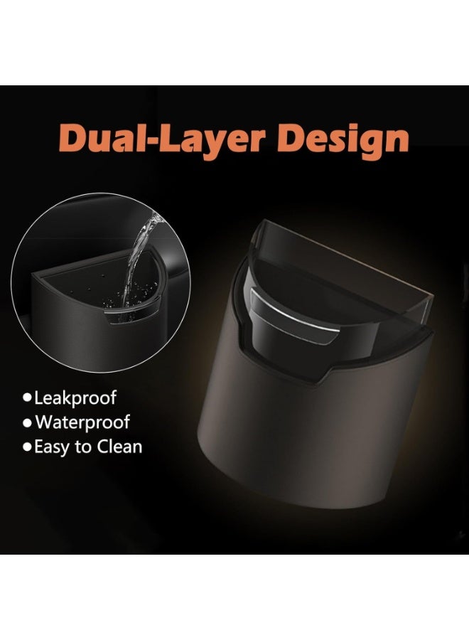 Bukela Leakproof Car Trash Can with Removable Liner, Portable Small Car Garbage Bin for SUV, Truck & Sedan, Waterproof Automotive Trash Bin, Easy to Clean, Multipurpose for Vehicle, Home, Office - Image 4