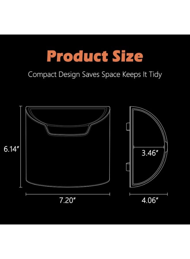 Bukela Leakproof Car Trash Can with Removable Liner, Portable Small Car Garbage Bin for SUV, Truck & Sedan, Waterproof Automotive Trash Bin, Easy to Clean, Multipurpose for Vehicle, Home, Office - Image 3