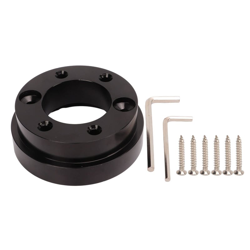 Fydun G27 G920 Steering Wheel Adapter Quick Release 70mm Steering Wheel Adapter Plate Aluminium Alloy for G25 G27 G29 G920 13 14in Steering Wheel