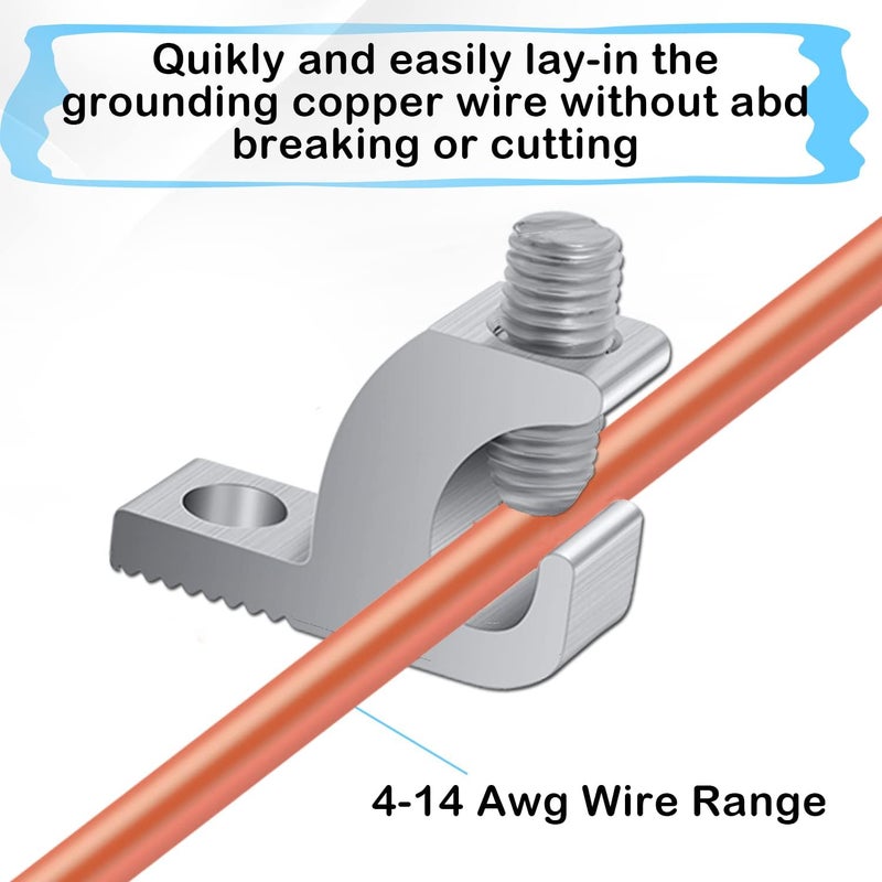 Swess Pool Bonding Lug with CorrosionResistant and HighConductivity Aluminum 414 Wire Range10 Packs - Image 5