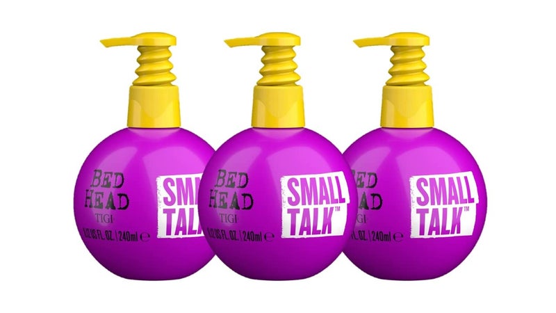 Bed Head TIGI Small Talk Voluminous Hair Thickening Cream  For Fine Thin  Flat Hair  Premium Thickening Product  8 oz 3 Pack
