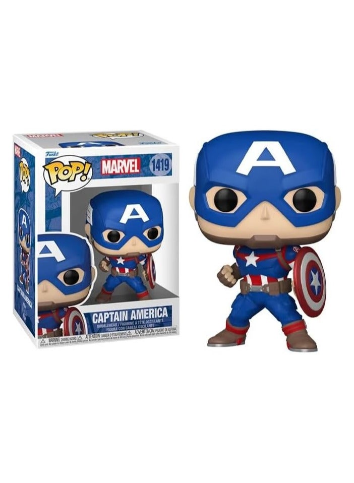 Funko Pop! Super Heroes: Marvel - Captain America New Classics (1419) - Image 2