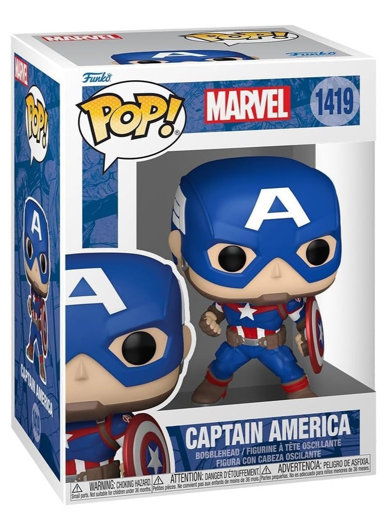 Funko Pop! Super Heroes: Marvel - Captain America New Classics (1419) - Image 3