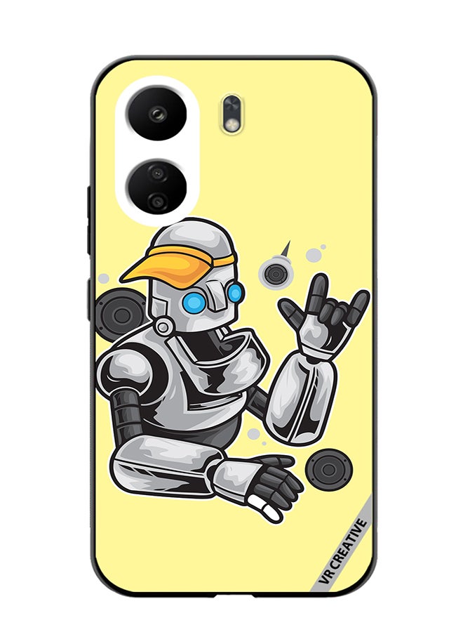 VR CREATIVE Protective Case Cover For Xiaomi Redmi 13C Cool Robot Design Multicolour - Image 1