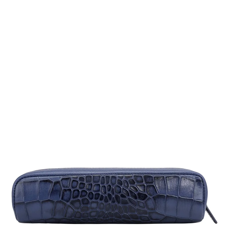 Da Milano Stardust Croco Franzy Leather Multi Pouch - Stardust  | Best Price UAE