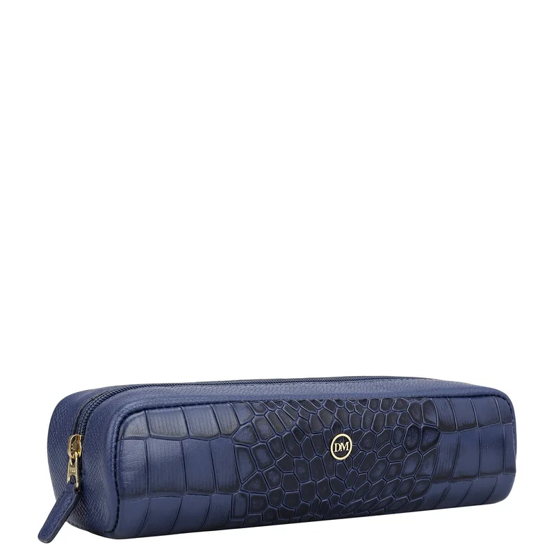 Da Milano Stardust Croco Franzy Leather Multi Pouch - Stardust  | Best Price UAE
