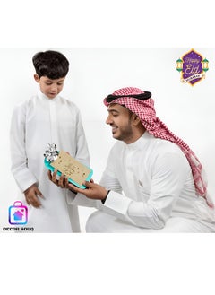 DECOR SOUQ Eid Al-Adha Cash Gift Envelopes 2025, Premium 6-Pack Reusable Eid Money Holders, Elegant Golden Arabic Design for Eidiya, Non-Tear Laminated Finish, Arabic Calligraphy Gift Envelopes, Luxury Eid Cash Holders in UAE, Festive Money Envelope for Kids, Eco-Friendly Laminated Envelopes, Ramadan & Eid Accessories, Eidiya Envelopes, Limited Stock  - Image 4