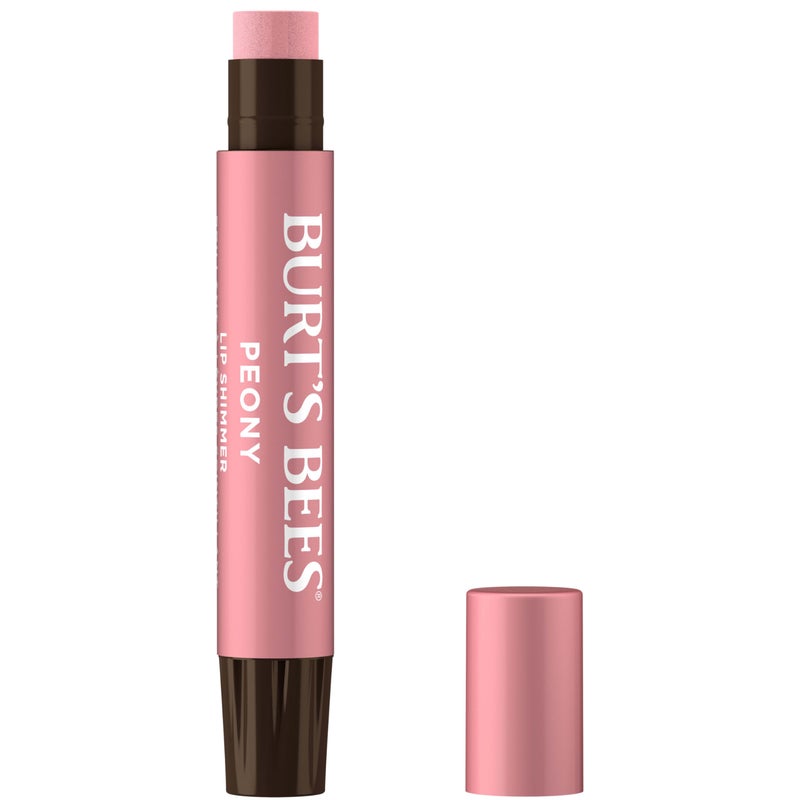Burt's Bees Lip Shimmer Peony; Warm, Luminescent Color; High Impact, Instant Moisture; with Shea and Cocoa Butters; 100% Natural Origin (Packaging May Vary) - Image 2