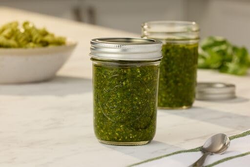 Ball Regular Mouth Mason Jars with Lids & Bands, Half Pint, 8-oz (2-Pack) - Image 3