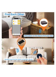 KASTWAVE 2 Pack Bluetooth Key Finder Locator, Mini Anti Lost Item Finder Tag Key Tracker Alarm For Pet, Key, Wallet, Luggage, Compatible With Ios And Android, Incl Silicone Protective Cases  - Image 4