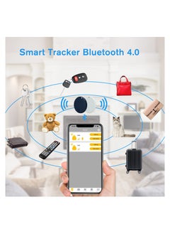 KASTWAVE 2 Pack Bluetooth Key Finder Locator, Mini Anti Lost Item Finder Tag Key Tracker Alarm For Pet, Key, Wallet, Luggage, Compatible With Ios And Android, Incl Silicone Protective Cases  - Image 3