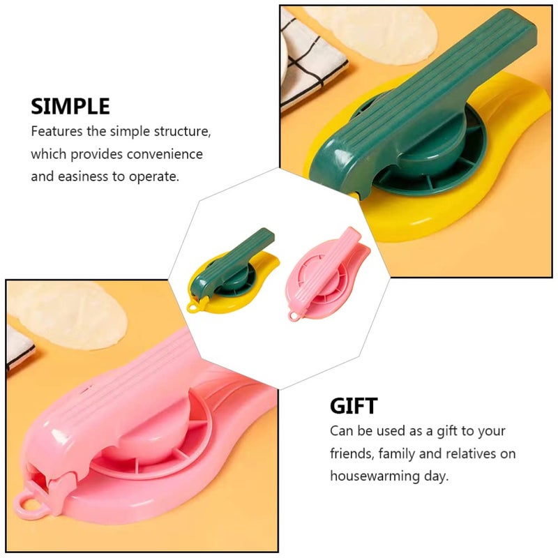 Hemoton 2pcs Plastic Tortilla Press Tortilla and Roti Maker Corn Tortilla Machine for Flour Tortilla - Image 1