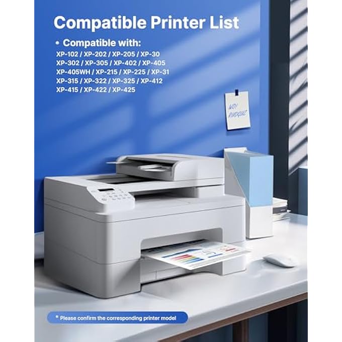 18XL INK CARTRIDGES FOR EPSON 18XL HIGH YIELD INK COMPATIBLE WITH EXPRESSION HOME XP-322 XP322 XP-305 XP305 XP-312 XP312 XP405 XP-202 (10-PACK) - Image 3