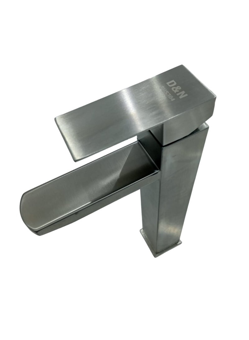 D&N Basin Sink Single Lever High Body Bathroom Sink Mixer | Vanity Bathroom Mixer Basin Mixer - Image 3