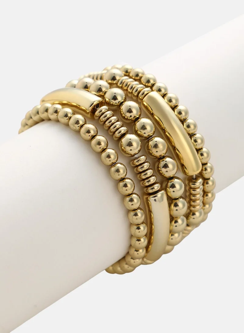 SOHI Alamkara Multi-Layer Artificial Bracelet Jewellery