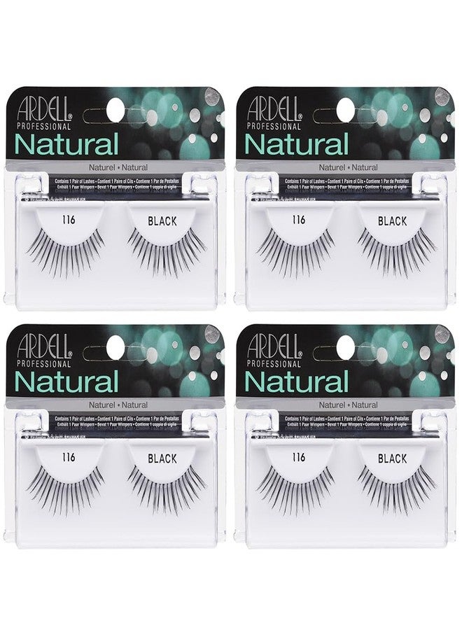 Ardell Fashion Lashes Pair Black - 116 (Pack of 4)
