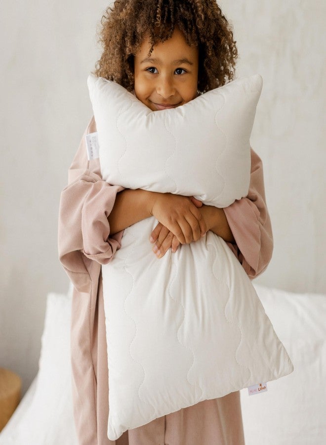 MINICAMP وسادة MINICAMP العضوية المصنوعة من الكابوك - طبيعية بالكامل، غطاء من القطن العضوي، ارتفاع قابل للتعديل مع حشوة قابلة للإزالة - داعمة، قابلة للتهوية (الغطاء: بدون غطاء، قياسي) - Image 2