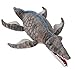 AULUDA Dinosaur Plush Toy Mosasaurus Stuffed Animal Throw Plushie Pillow Doll Soft Grey Fluffy Friend Hugging Cushion Present for Every Age Occasion - Image 3