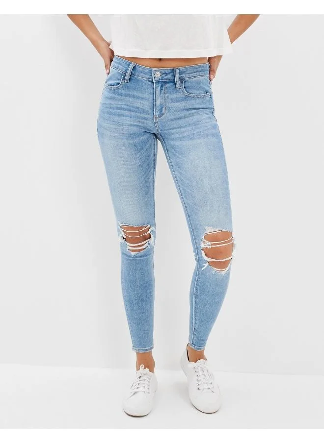 American Eagle AE Ne(x)t Level Ripped Low-Rise Jegging