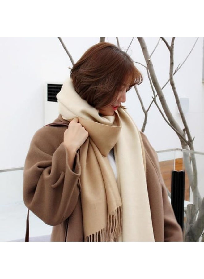 Womens Cashmere Scarf Large Pashmina Shawls and Wraps Light Blanket Scarf for Evening Dress Warm Daily Travel Office - Image 3