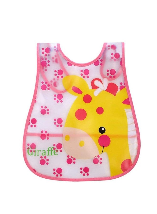 دومينيكو مريلة أطفال ملونة مقاومة للماء وقابلة للغسل ومريلة أطفال لطيفة للجنسين ومريلة أطفال كرتونية ومريلة تغذية للأطفال الرضع من سن 9 أشهر إلى 6 سنوات - عبوة من 6 قطع بطباعة عشوائية - Image 2