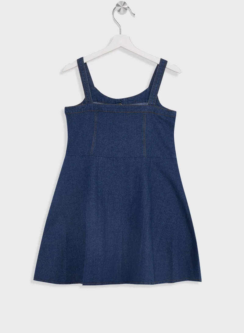 Pinata Girls Casual Denim Dress