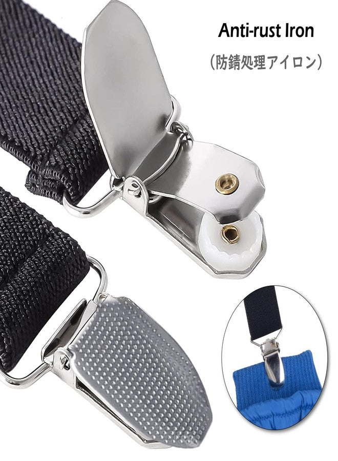 TRIWONDER Mitten and Glove Clips for Toddlers, Kids, Adults - Back Cinch Suspender, Sweater, Cardigan, Shawl, Boot, Hat Clips (Black, 7.5cm x 2-10cm x 1-120cm x 1) - Image 3