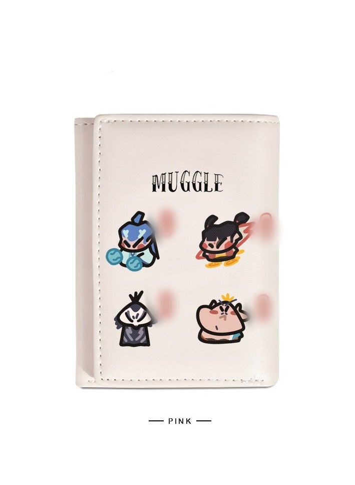 KUYING Nezha Short Wallet PU Student Wallet 