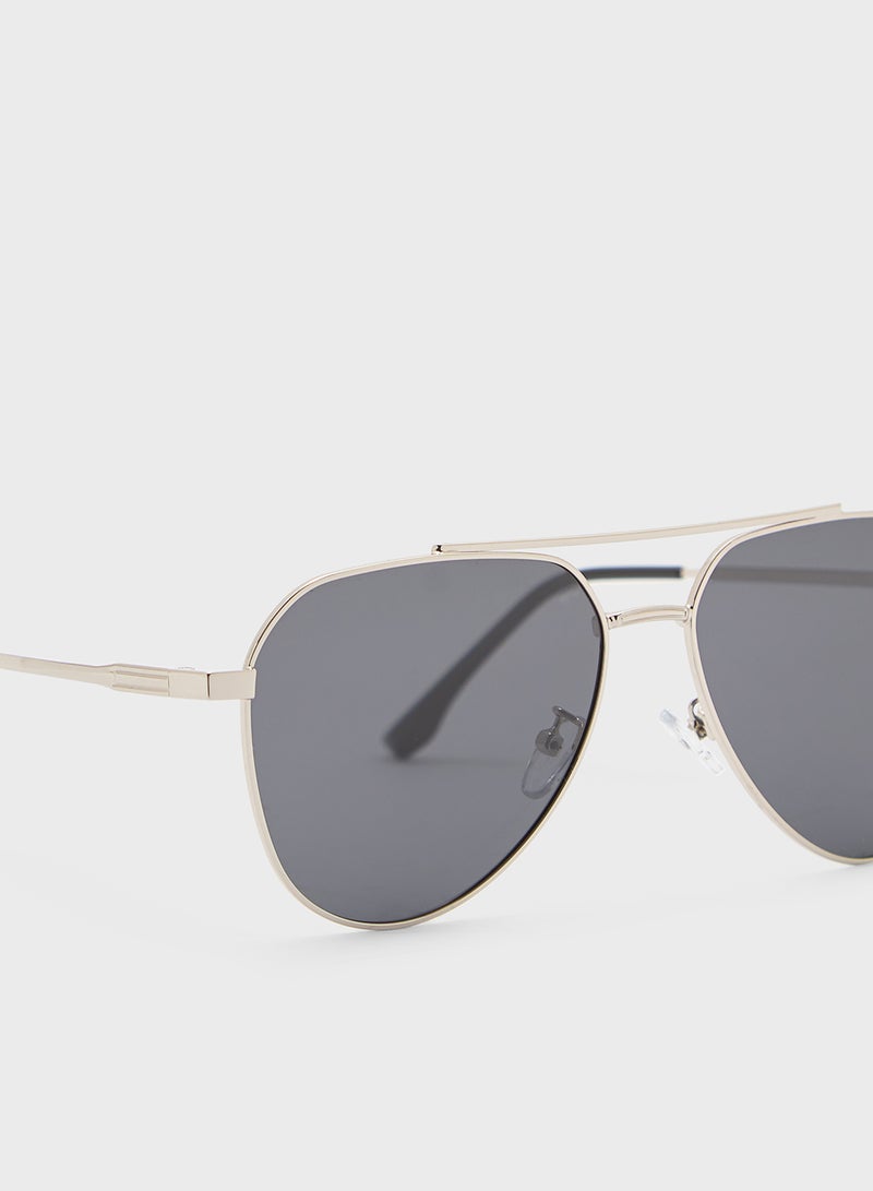 Robert Wood Polarized Lens Classic Aviator Sunglasses  - Image 4