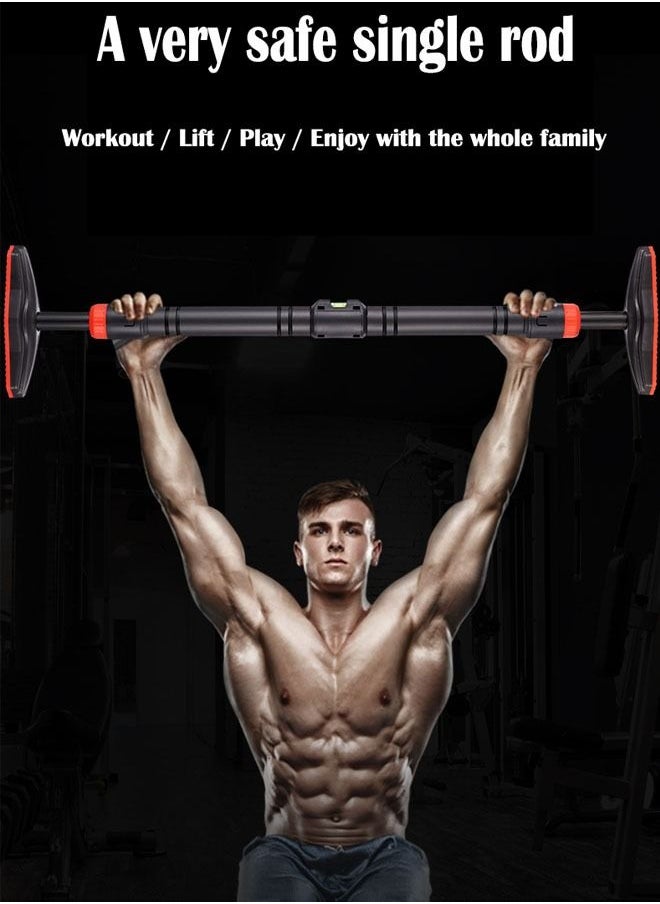 ZCM-HAPPY - Multifunctional Pull Up Fitness Single Bar Without Punching Easy Installation Home Gym Equipment - Image 1