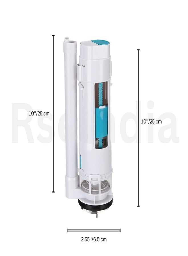 Rseindia® Siphon 10 Inch / 25 cm Inch | Toilet Flushing Repair siphone | DIY Flush Tank Dual 4-and 8-Liter Flush siphon valve| Single Piece Toilet| Dual Flush | Water Tank Commode siphone 1 pc - Image 2
