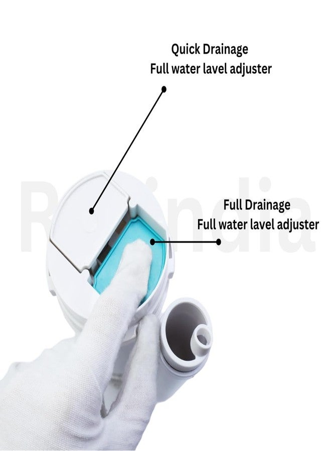 Rseindia® Siphon 10 Inch / 25 cm Inch | Toilet Flushing Repair siphone | DIY Flush Tank Dual 4-and 8-Liter Flush siphon valve| Single Piece Toilet| Dual Flush | Water Tank Commode siphone 1 pc - Image 4
