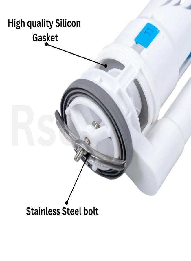Rseindia® Siphon 10 Inch / 25 cm Inch | Toilet Flushing Repair siphone | DIY Flush Tank Dual 4-and 8-Liter Flush siphon valve| Single Piece Toilet| Dual Flush | Water Tank Commode siphone 1 pc - Image 3