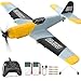 DEERC RC Plane 3 Channel BF109 Remote Control Airplane Fighter Toys24GHz 6axis Gyro Stabilizer RTF Glider Aircraft Plane with 2 BatteriesEasy to Fly for Adults Kids Beginners Boys - Image 4