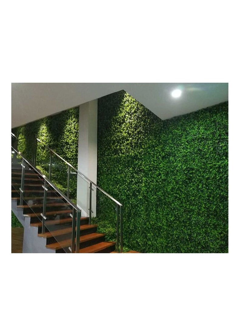 FFD 5pcs Artificial Eucalyptus Leaf Wall Panels, UV-Protected Faux Hedges for Garden & Privacy Decor Wholesale Decorative Grass Tiles - Image 4