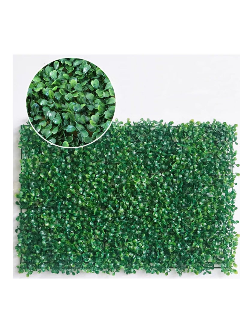 FFD 5pcs Artificial Eucalyptus Leaf Wall Panels, UV-Protected Faux Hedges for Garden & Privacy Decor Wholesale Decorative Grass Tiles - Image 1