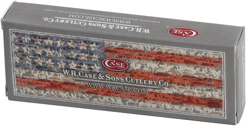 Case WR XX Pocket Knife Navy Blue Bone Trapper Item #2800 - (6254 SS) - Length Closed: 4 1/8 Inches - Image 4