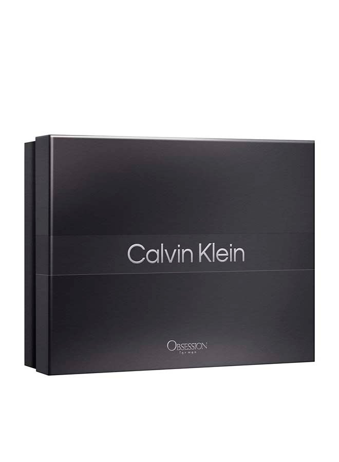 CALVIN KLEIN Obsession Eau de Toilette for Men Trio Gift Set 125ml + 100ml + 75g 300ml - Image 3