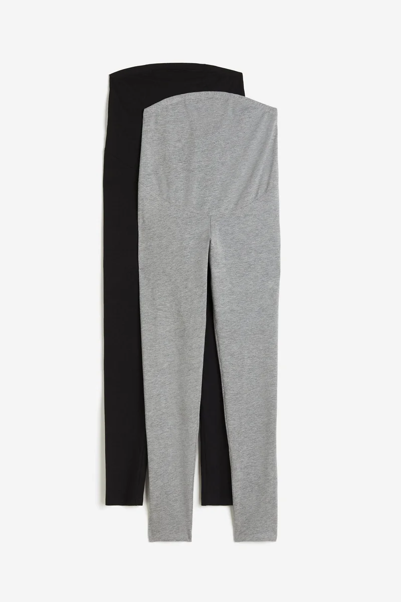 H&M MAMA 2-pack jersey leggings