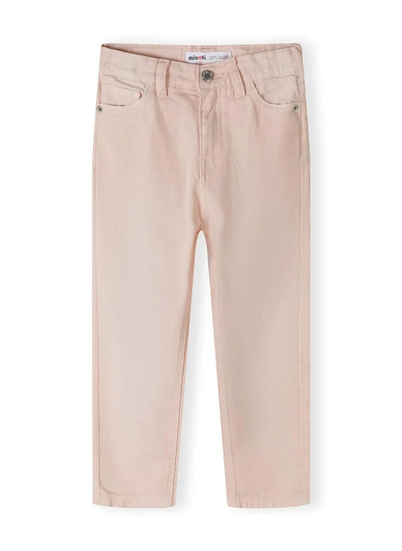 مينوتي Teen Girls Twill Mom Fit Trousers