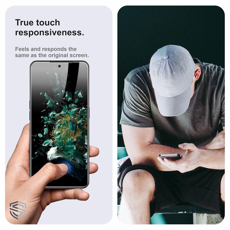 Skyddshield Military-Grade Gorilla Tempered Glass For OnePlus 10R, OnePlus 10R - Prime Edition and OnePlus 10T (6.7 Inch) With Installation Kit | Edge to Edge Coverage | Black - Image 4