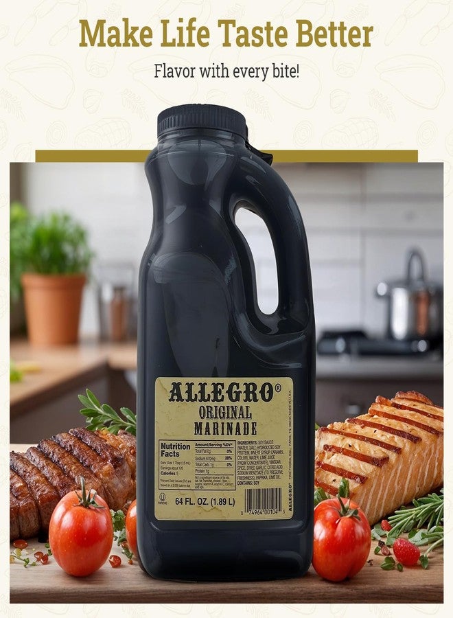 Allegro أليغرو - تتبيلات مارينيت إيفريثينغ | تتبيلات مثالية للحوم والخضروات | تتبيلة للشواء، التحميص والطهي | كوشير وخالية من الغلوتين | 64 أونصة (عبوة من 1)  - Image 3