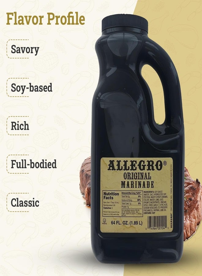 Allegro أليغرو - تتبيلات مارينيت إيفريثينغ | تتبيلات مثالية للحوم والخضروات | تتبيلة للشواء، التحميص والطهي | كوشير وخالية من الغلوتين | 64 أونصة (عبوة من 1)  - Image 4