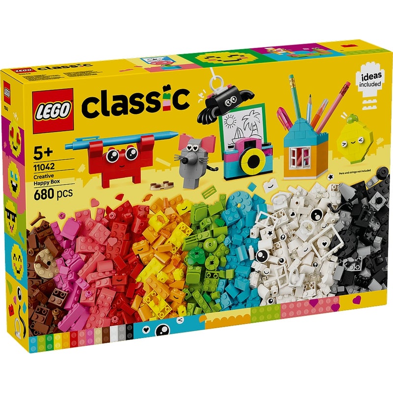 LEGO - Classic Creative Happy Box 680 Pieces - 11042 - Image 1