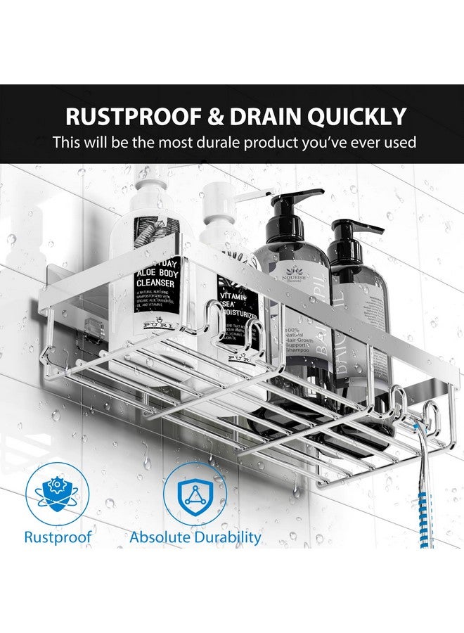 Moforoco Moforoco Adhesive Shower Caddy Organizer Shelves Rack - 5 Pack Corner Bathroom Storage Organization, Home & Kitchen Decor Inside RV Accessories, Hanging First Apartment Household Camper Essentials  - Image 2
