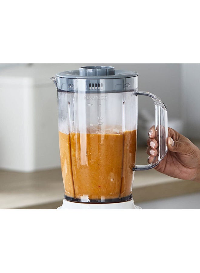 KENWOOD Blender Smoothie Maker Blend-X Fresh   With Extra Blender Jar, Grinder Mill, Grater Mill, Ice Crush Function 2 L 650 W BLP41.H0WH White - Image 3