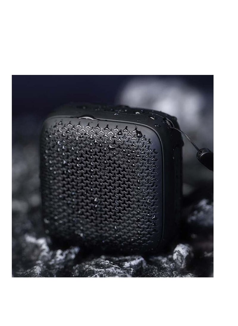 Havit SK838BT Portable Bluetooth Speaker, 5W Sound, IPX5 Waterproof, 8H Playtime, TWS Stereo Pairing – Black - Image 2